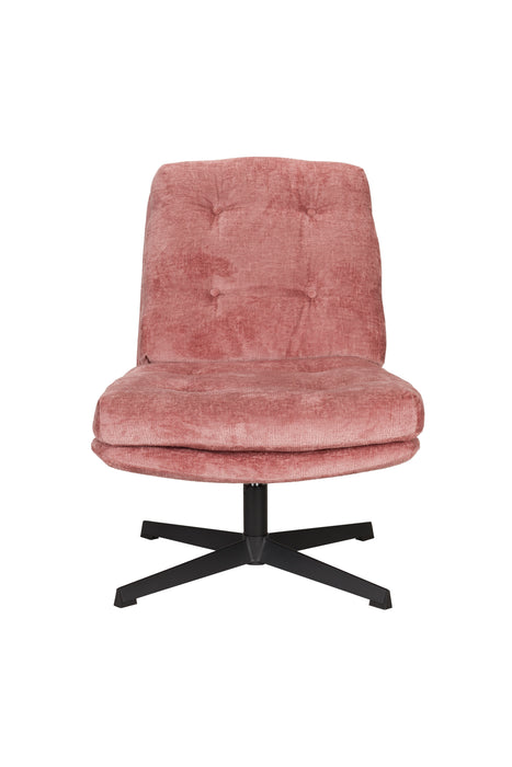 Draaibare Fauteuil Kai Polyester Roze 75.5x72 cm-Fauteuils-Creating Home