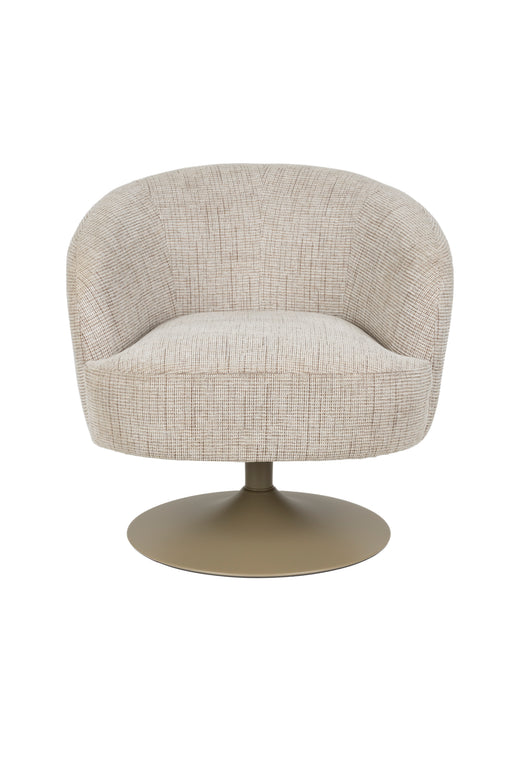 Draaibare Fauteuil Renate Polyester Bruin 75x75 cm-Fauteuils-Creating Home