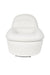 Draaibare Fauteuil Velvoro Polyester Off white 84x80 cm-Fauteuils-Creating Home
