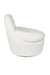 Draaibare Fauteuil Velvoro Polyester Off white 84x80 cm-Fauteuils-Creating Home