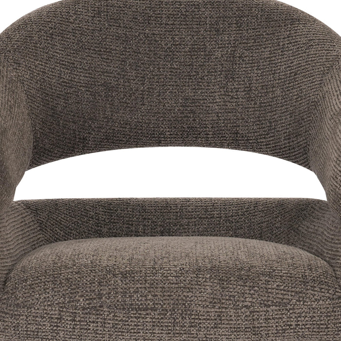 Draaibare eetkamerstoel Lily Bruin-Eetkamerstoelen-Creating Home