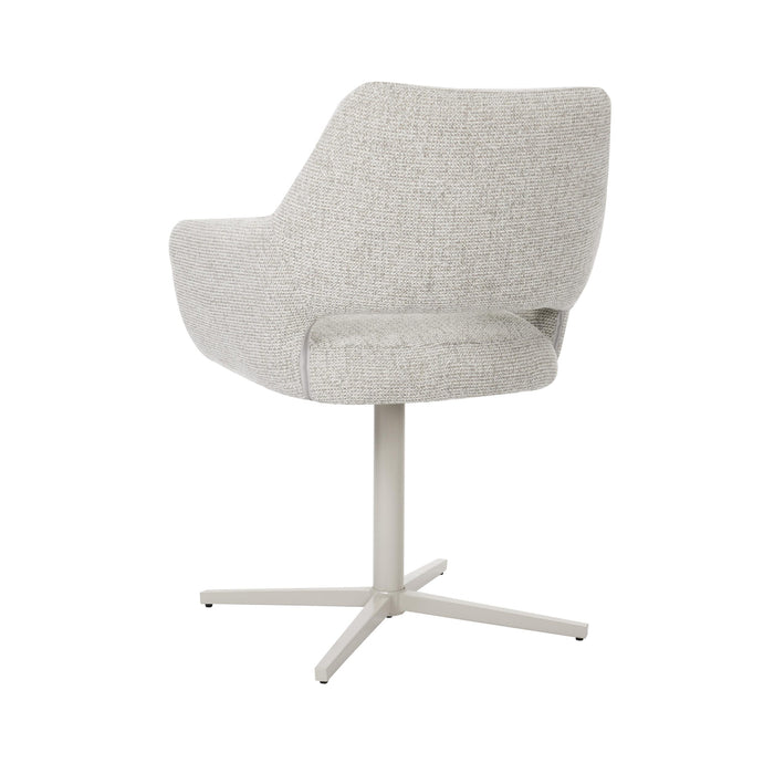 Draaibare eetkamerstoel Lux Beige-Eetkamerstoelen-Creating Home
