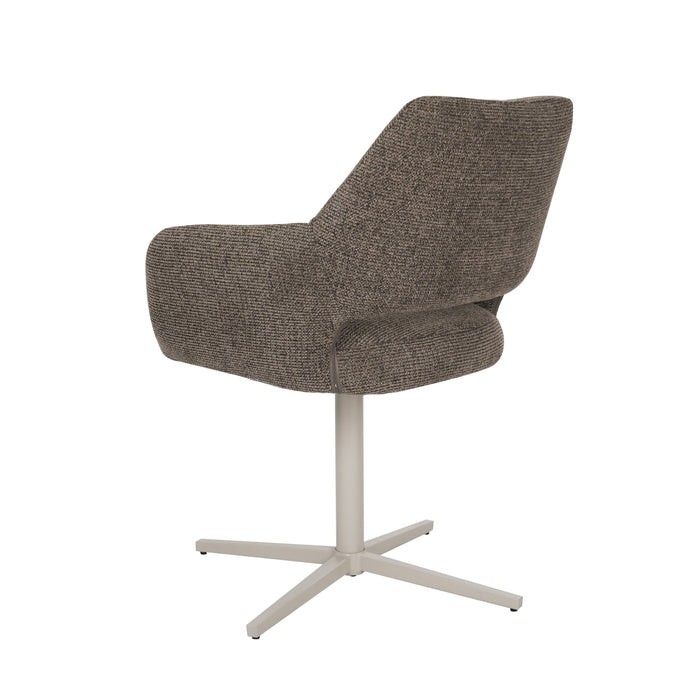 Draaibare eetkamerstoel Lux Bruin-Eetkamerstoelen-Creating Home