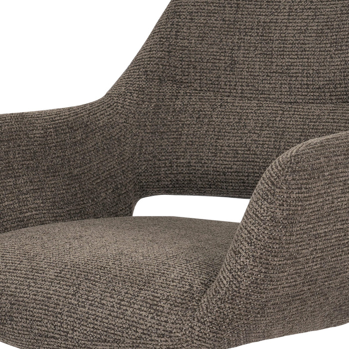 Draaibare eetkamerstoel Lux Bruin-Eetkamerstoelen-Creating Home