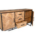 Dressoir Accent Teakhout Naturel hout 145x45x85 cm-Dressoirs-Livingfurn