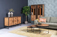 Dressoir Accent Teakhout Naturel hout 145x45x85 cm-Livingfurn