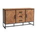 Dressoir Accent Teakhout Naturel hout 145x45x85 cm-Livingfurn