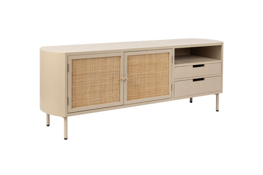 Dressoir Amaya MDF, Metaal Beige 38x150 cm-Dressoirs-Creating Home