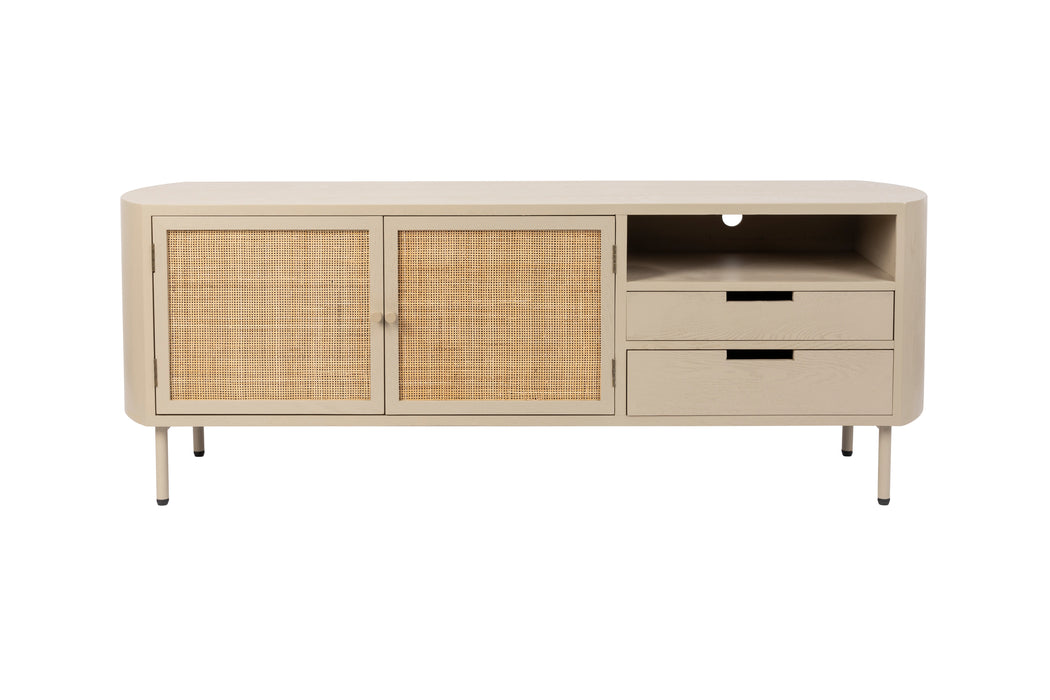 Dressoir Amaya MDF, Metaal Beige 38x150 cm-Dressoirs-Creating Home