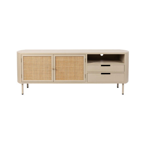 Dressoir Amaya MDF, Metaal Beige 38x150 cm-Dressoirs-Creating Home