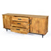 Dressoir Ayleen Mangohout Naturel hout 200x45x80 cm-Dressoirs-Livingfurn