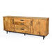 Dressoir Ayleen Mangohout Naturel hout 200x45x80 cm-Dressoirs-Livingfurn