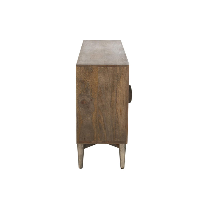 Dressoir Bruin Mdf 45x152 cm-Dressoirs-J-Line