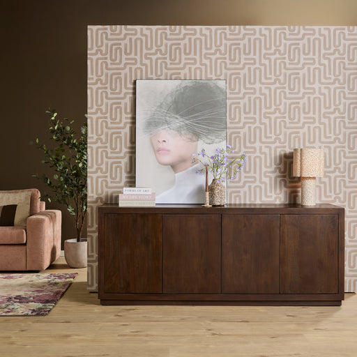 Dressoir Brussel Bruin 200 cm 200x45x80 cm-Dressoirs-Starfurn