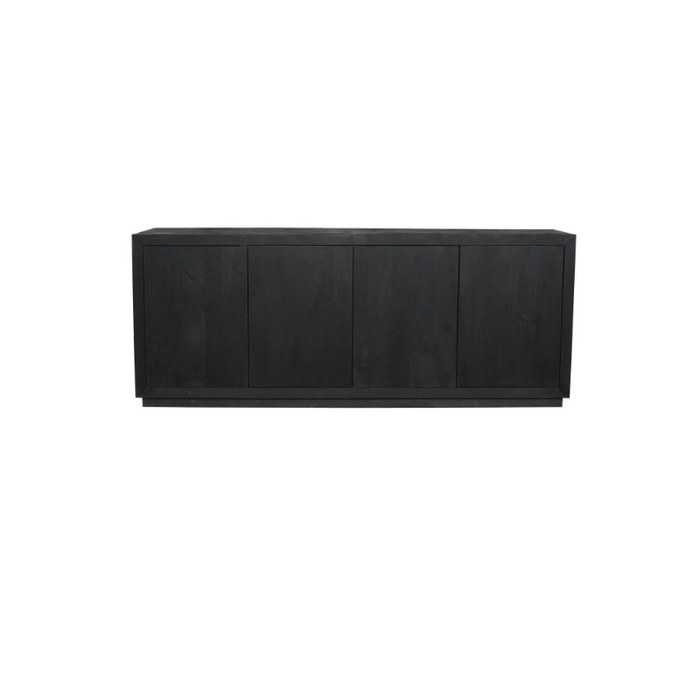 Dressoir Brussel Zwart 4 deurs 200 cm 200x45x80 cm-Dressoirs-Starfurn