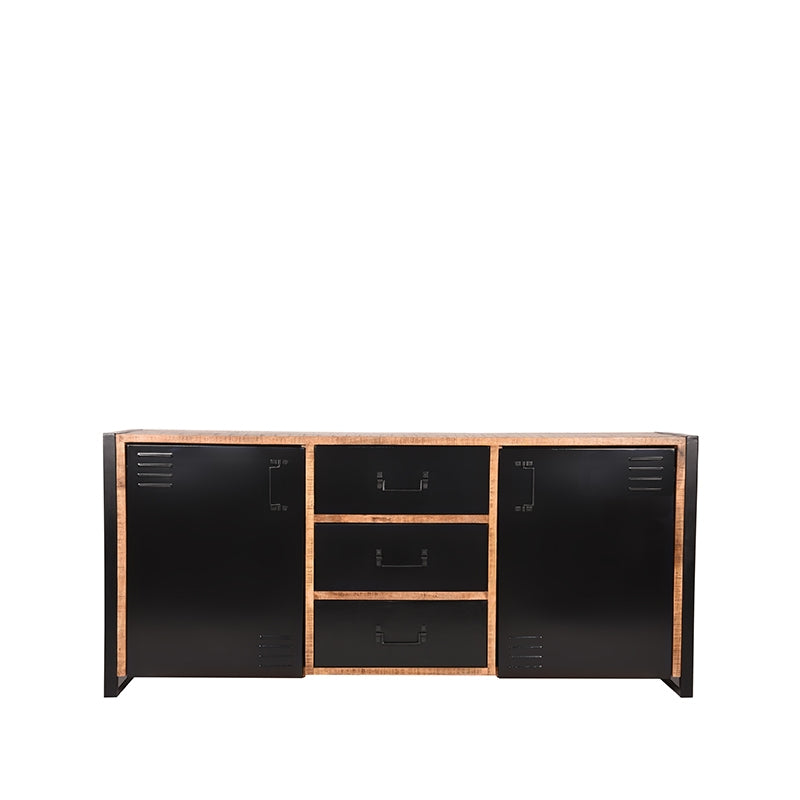 Dressoir Brussels Rough Mangohout - 190x45x85 cm-Dressoirs-LABEL51