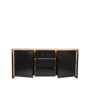 Dressoir Brussels Rough Mangohout - 190x45x85 cm-Dressoirs-LABEL51
