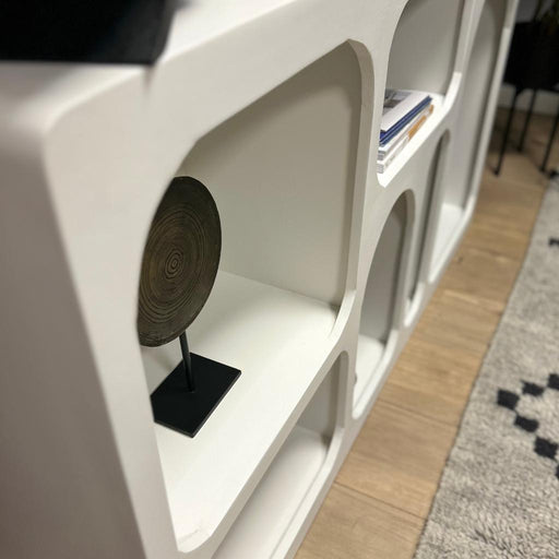 Dressoir Caya Wit Mangohout 160x33 cm-Dressoirs-Starfurn