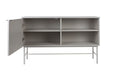 Dressoir Cayo High MDF, Metaal Wit 40x124 cm-Dressoirs-Creating Home