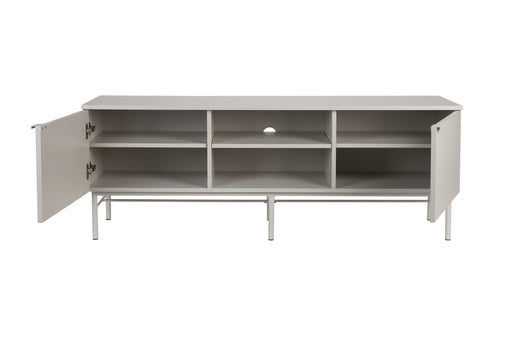 Dressoir Cayo Low MDF, Metaal Wit 40x155 cm-Dressoirs-Creating Home