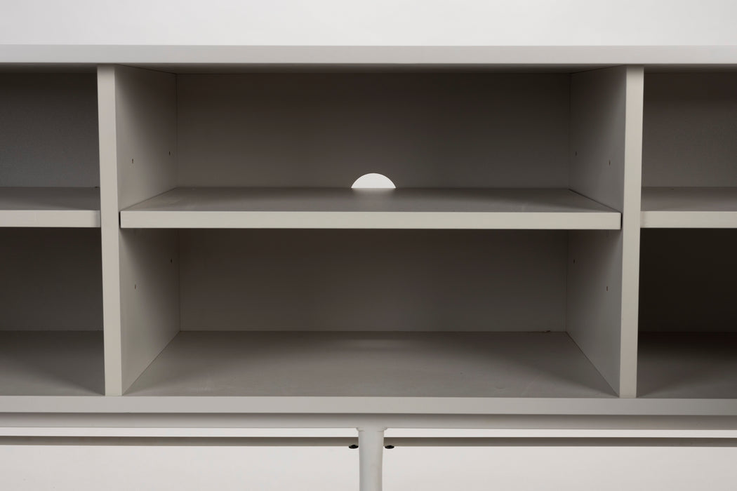 Dressoir Cayo Low MDF, Metaal Wit 40x155 cm-Dressoirs-Creating Home