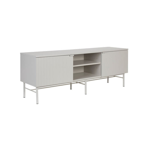 Dressoir Cayo Low MDF, Metaal Wit 40x155 cm-Dressoirs-Creating Home
