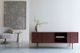 Dressoir Davis Metaal Rood 36x160 cm-Dressoirs-Creating Home