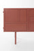 Dressoir Davis Metaal Rood 36x160 cm-Dressoirs-Creating Home