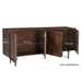 Dressoir Elan Mangohout Bruin 40x180x82 cm-Dressoirs-Livingfurn