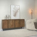 Dressoir Elan Mangohout Naturel hout 40x180x82 cm-Dressoirs-Livingfurn