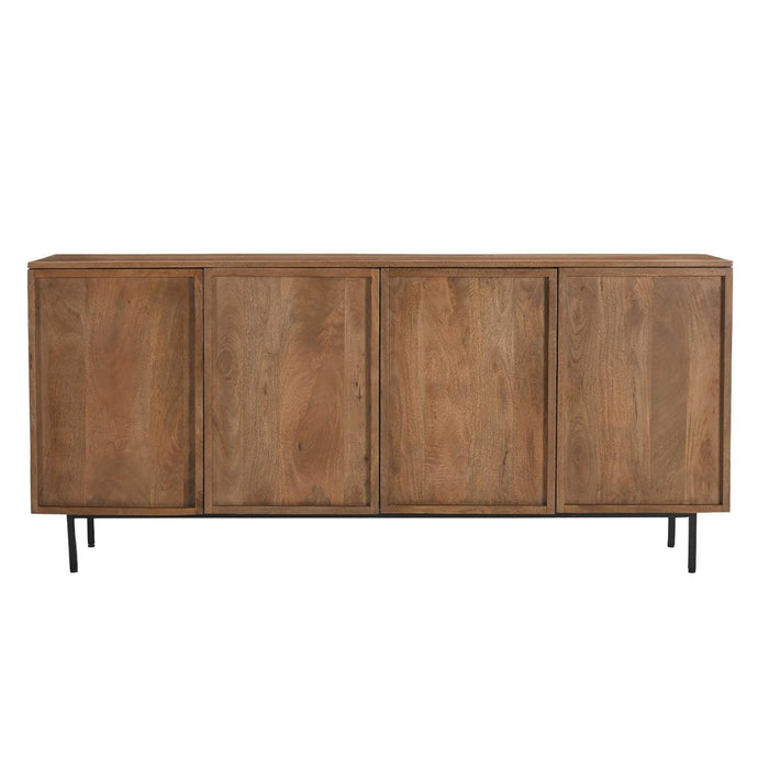 Dressoir Elan Mangohout Naturel hout 40x180x82 cm-Livingfurn