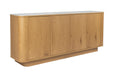 Dressoir High Almira Hout Naturel 40x180 cm-Dressoirs-Creating Home
