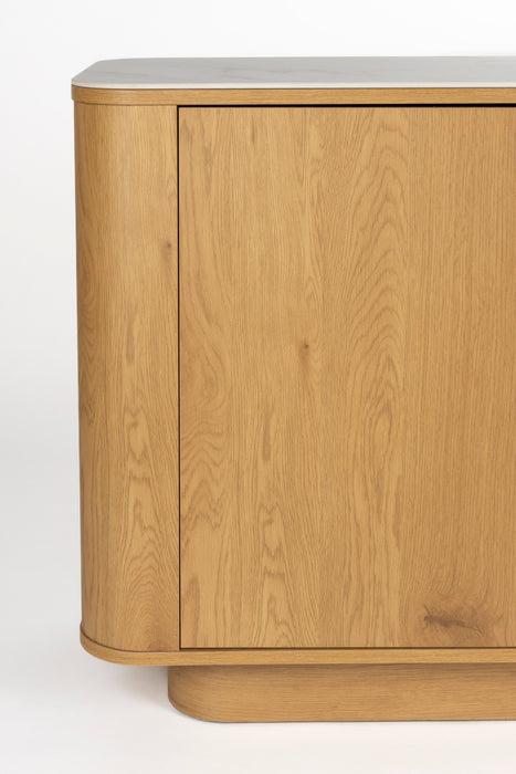 Dressoir High Almira Hout Naturel 40x180 cm-Dressoirs-Creating Home