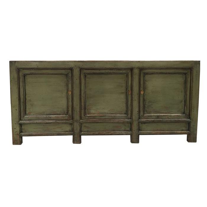 Dressoir Icons M-18 three door cabinet Groen 190x45x90 cm-Livingfurn