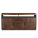 Dressoir Jaxx Mangohout Bruin 180x40x85 cm-Dressoirs-Livingfurn