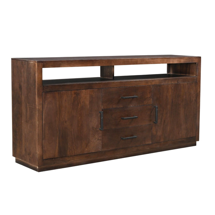 Dressoir Jaxx Mangohout Bruin 180x40x85 cm-Livingfurn