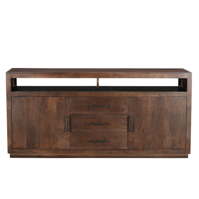 Dressoir Jaxx Mangohout Bruin 180x40x85 cm-Livingfurn