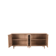 Dressoir Jule Naturel Eiken 200 cm 200x49x87 cm-Dressoirs-LABEL51