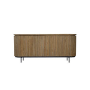Dressoir Lausanne Teakhout Naturel hout 43x180x80 cm-Dressoirs-Livingfurn