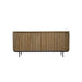 Dressoir Lausanne Teakhout Naturel hout 43x180x80 cm-Dressoirs-Livingfurn