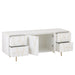 nan Dressoir Lines 4 Drawers 2-deurs Hout/Metaal Wit/Goud-Dressoirs-J-Line