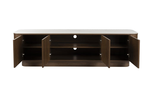 Dressoir Low Almira Hout Bruin 40x180 cm-Dressoirs-Creating Home