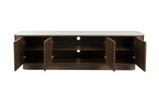 Dressoir Low Almira Hout Bruin 40x180 cm-Dressoirs-Creating Home