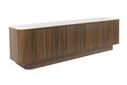 Dressoir Low Almira Hout Bruin 40x180 cm-Dressoirs-Creating Home