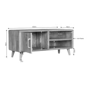 Dressoir Madison Bruin 210 cm 210x45x85 cm-Dressoirs-Starfurn