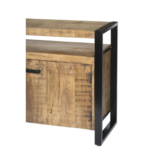 Dressoir Nairobi Mangohout Naturel hout 180x45x80 cm-Dressoirs-Livingfurn