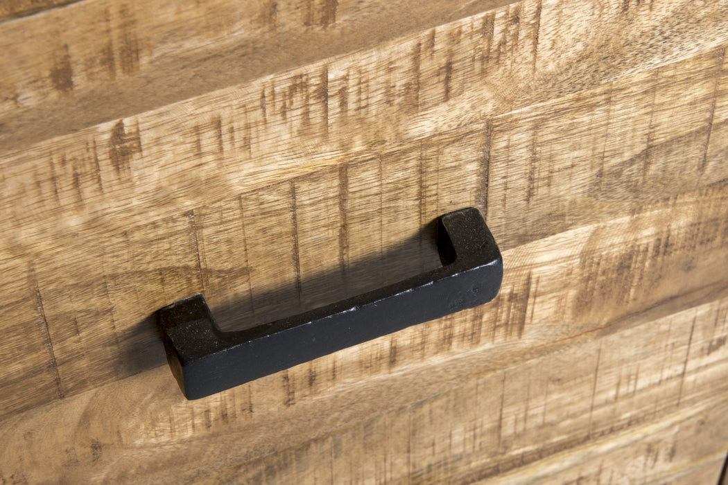 Dressoir Nairobi Mangohout Naturel hout 210x45x80 cm-Livingfurn