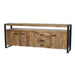 Dressoir Nairobi Mangohout Naturel hout 210x45x80 cm-Livingfurn
