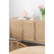 Dressoir Naturel Mangohout hout 45x170 cm-Dressoirs-J-Line