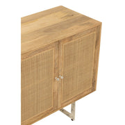 Dressoir Naturel Mangohout hout 45x170 cm-Dressoirs-J-Line